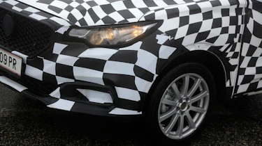 MG ZS - spy shot front detail