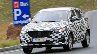 MG ZS - spy shot front cornering