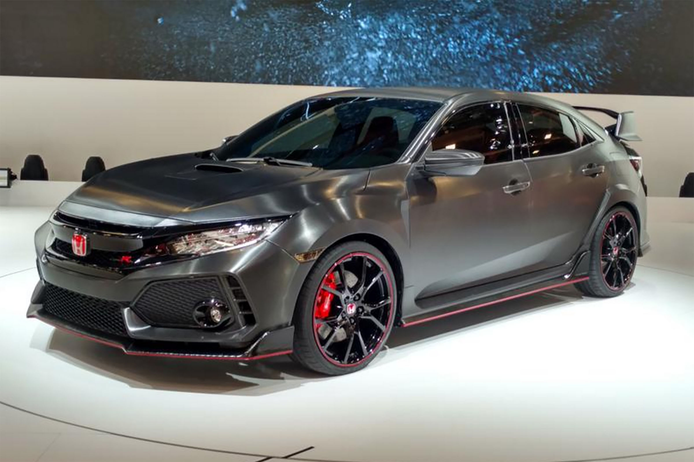 new Honda Civic Type R at Paris 2016