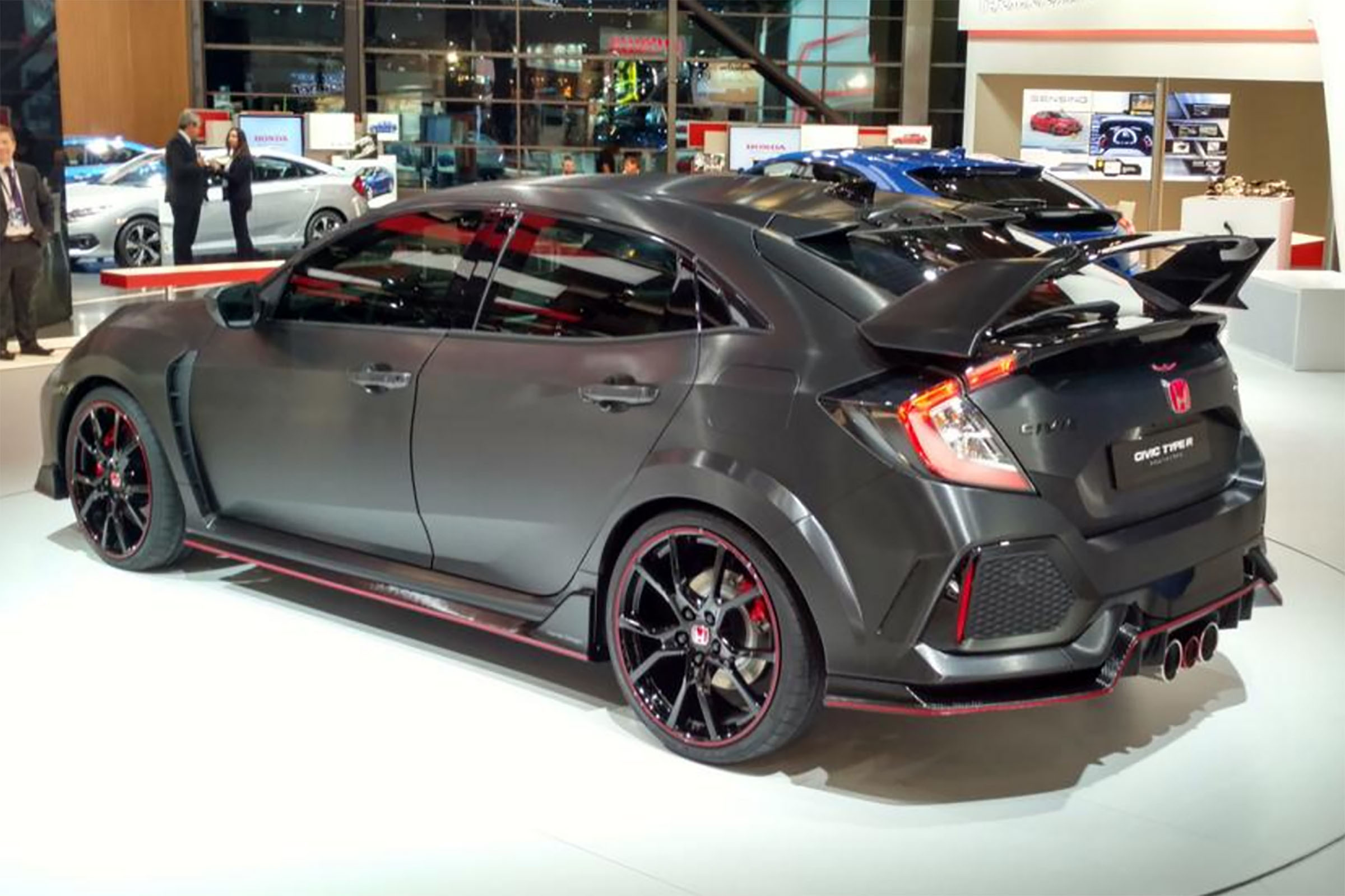 new Honda Civic Type R at Paris 2016