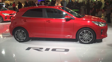 New Kia Rio revealed in Paris 2016 side