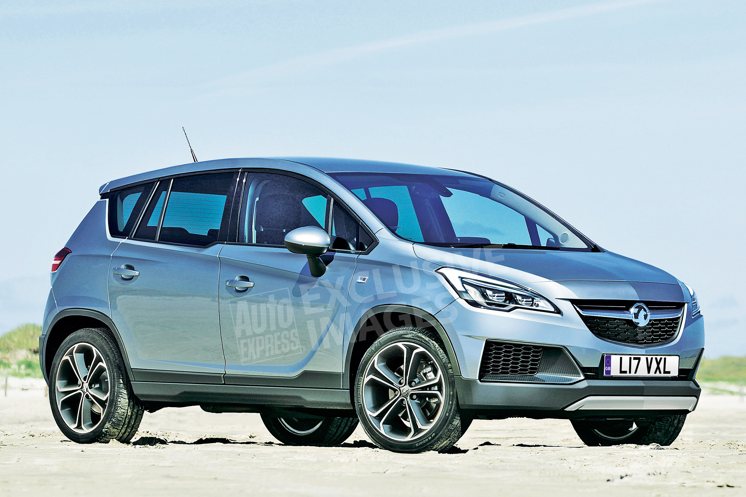 Vauxhall Corsa SUV exclusive image - front (watermarked)