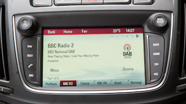 Vauxhall Zafira Tourer - screen