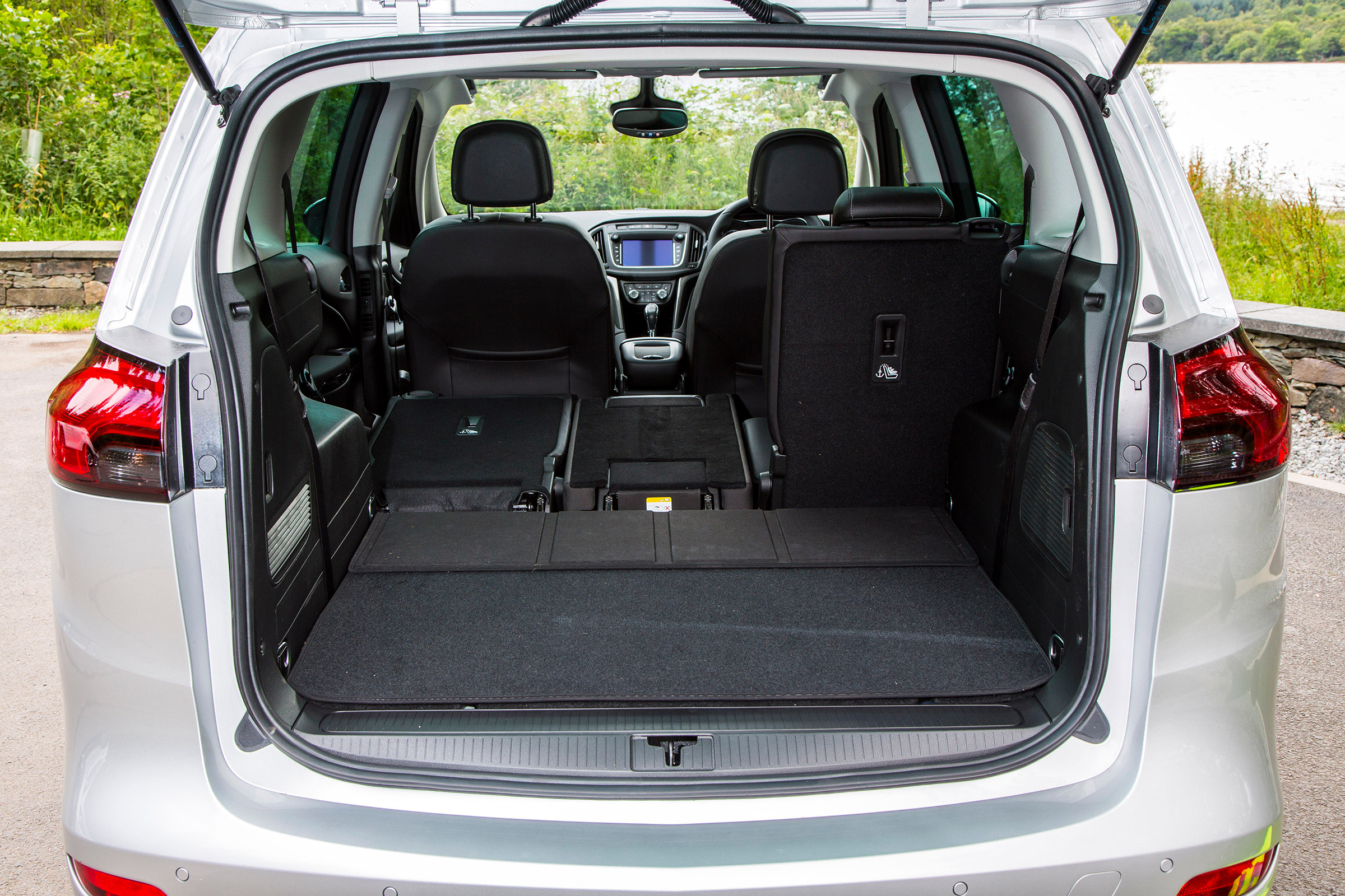 Vauxhall Zafira Tourer - boot one seat up