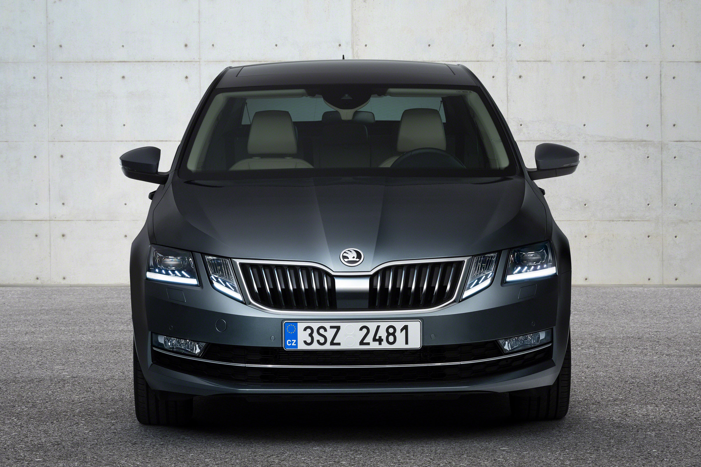 New 2017 Skoda Octavia facelift nose