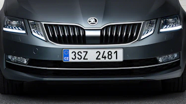 New 2017 Skoda Octavia facelift grille