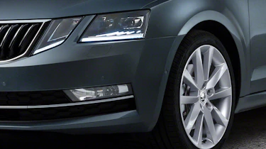 New 2017 Skoda Octavia facelift front wheel