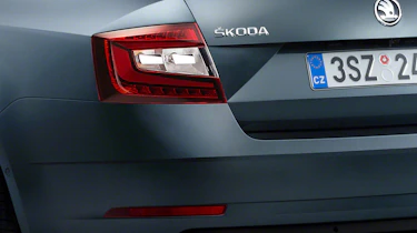 New 2017 Skoda Octavia facelift rear lights