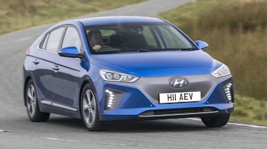 Hyundai IONIQ EV 2016 UK - front cornering