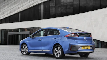 Hyundai IONIQ EV 2016 UK - rear quarter