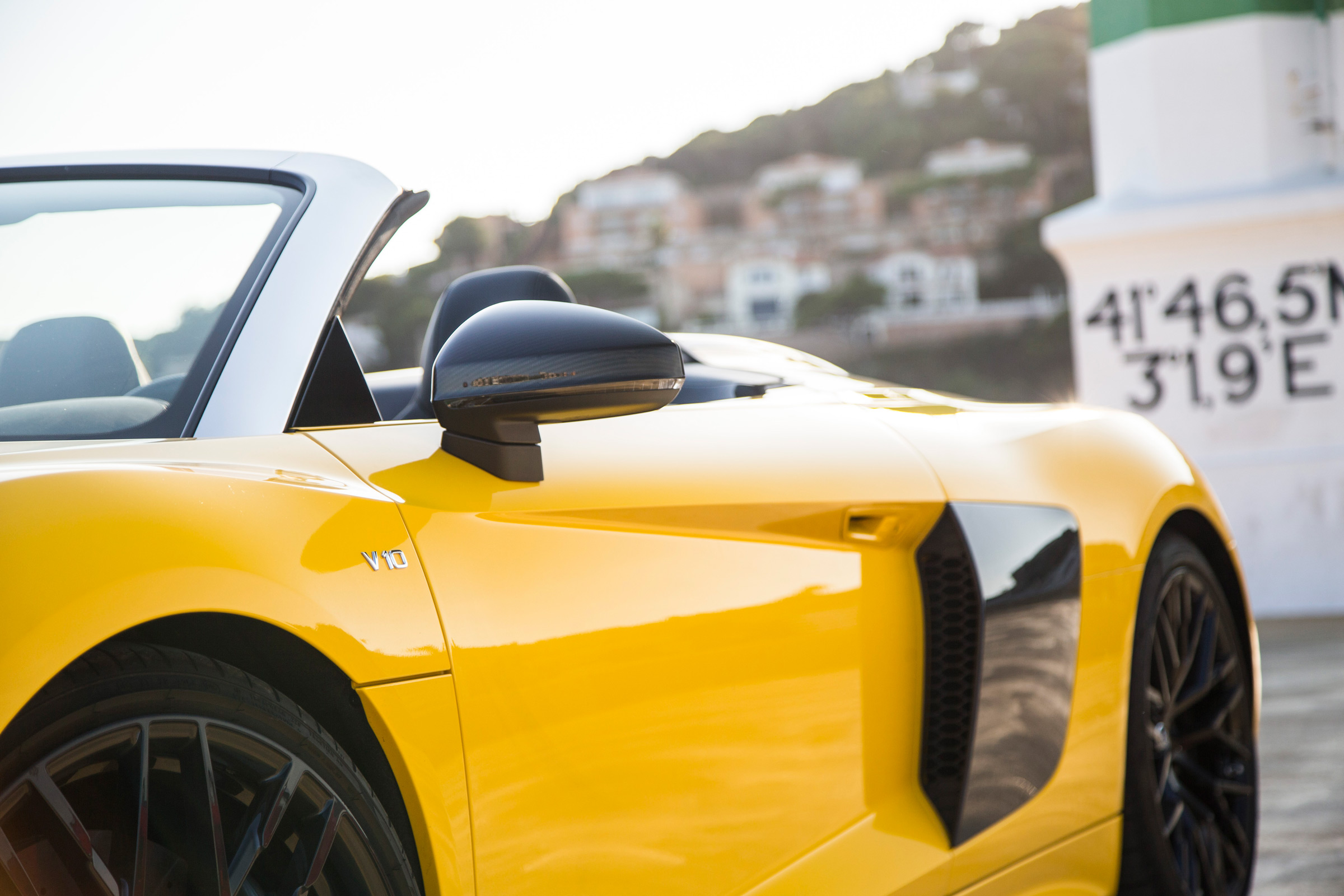 Audi R8 Spyder 2016 - side detail