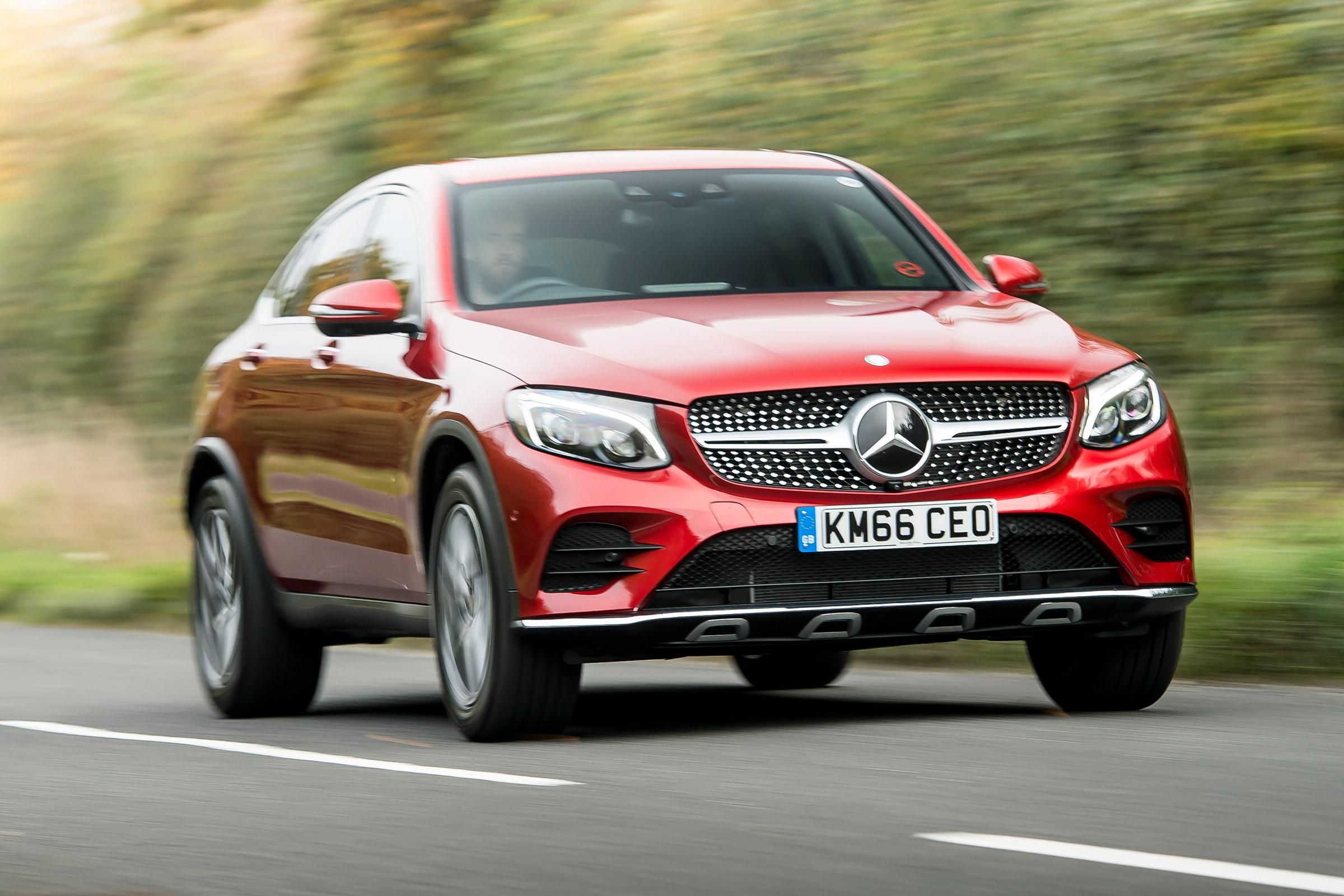 Mercedes GLC 250d Coupe - front tracking