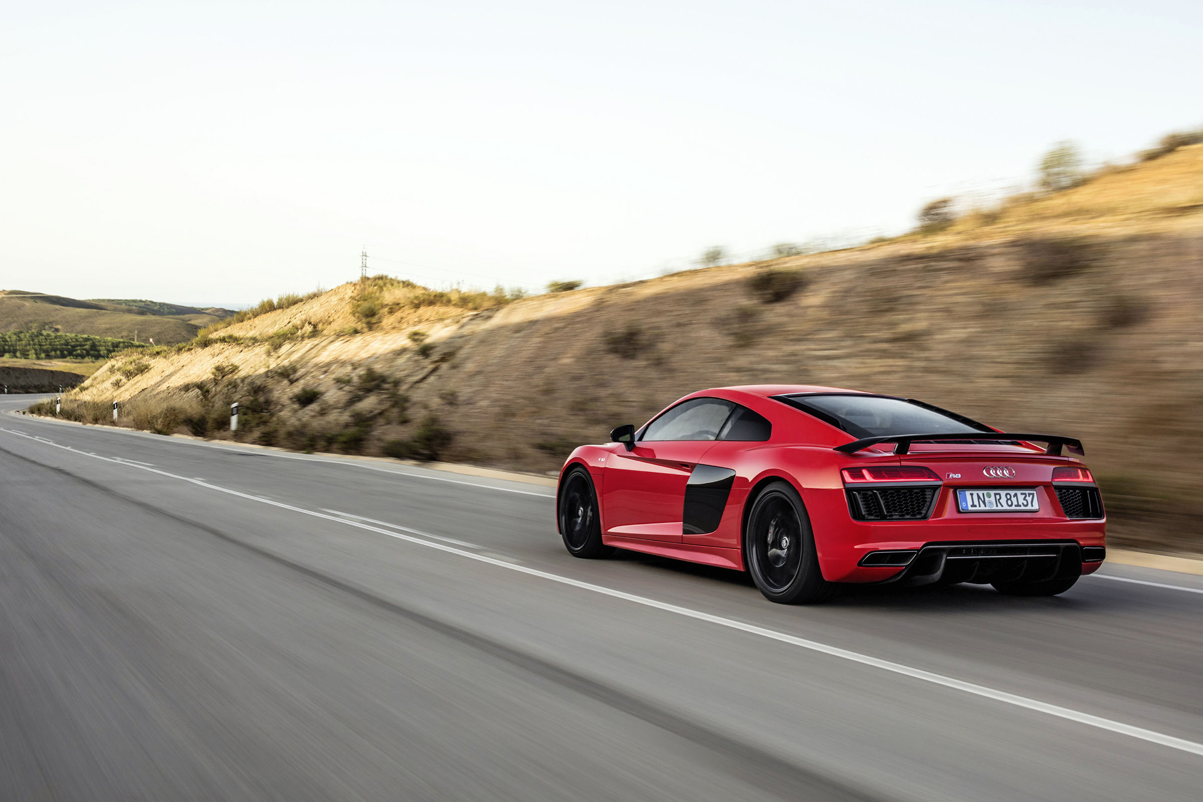Audi R8 V10 rear - Footballers' cars