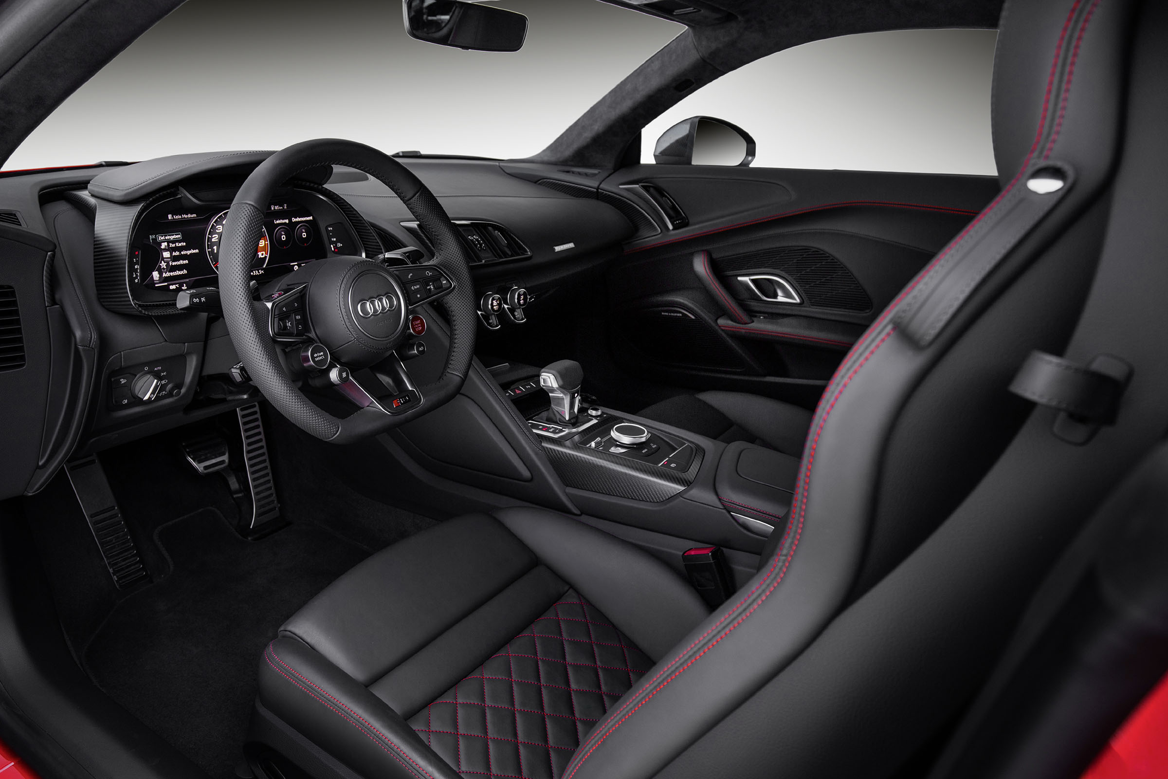 Audi R8 V10 interior - Footballers' cars