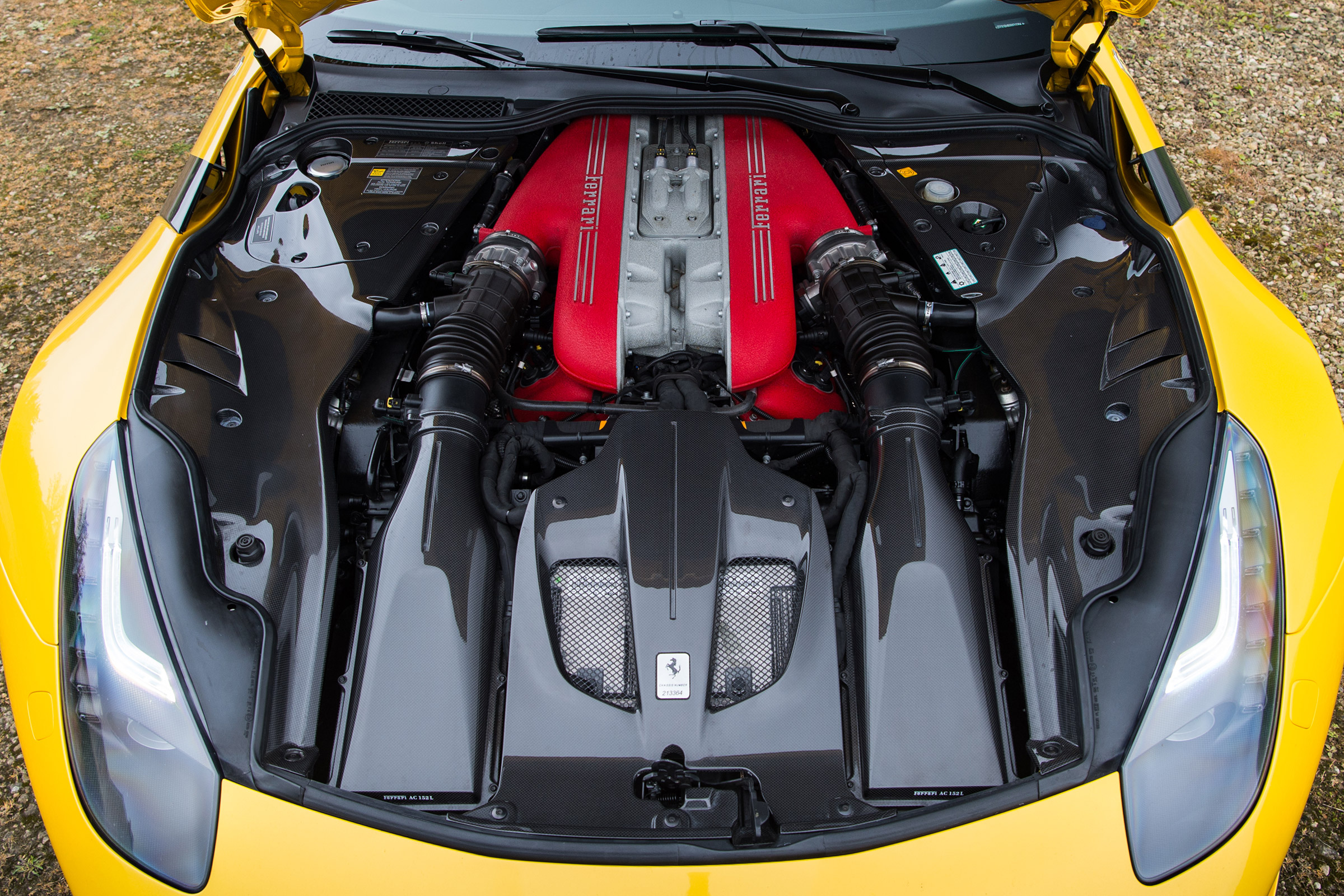 Ferrari F12tdf - engine front