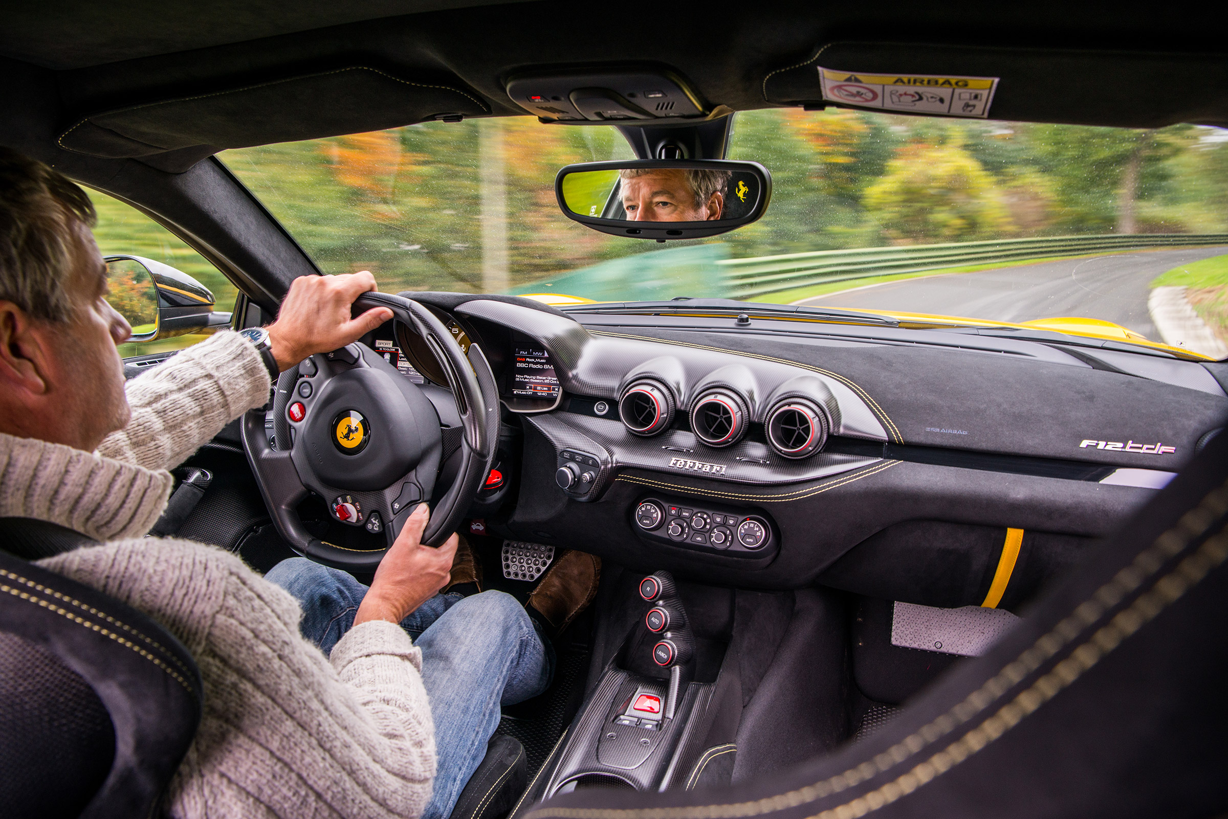 Ferrari F12tdf - driving