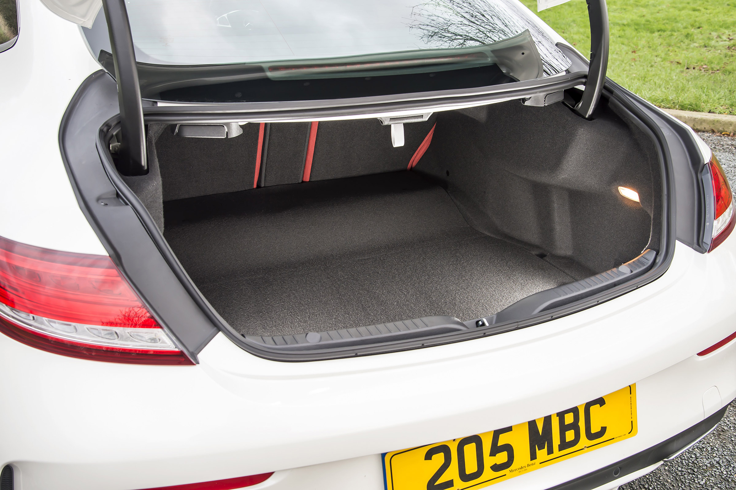Mercedes C-Class Coupe - boot open