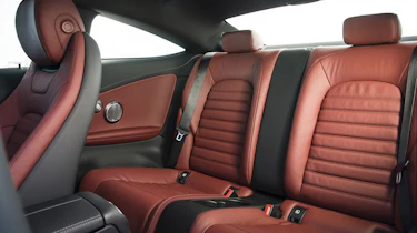 Mercedes C-Class Coupe - rear seats
