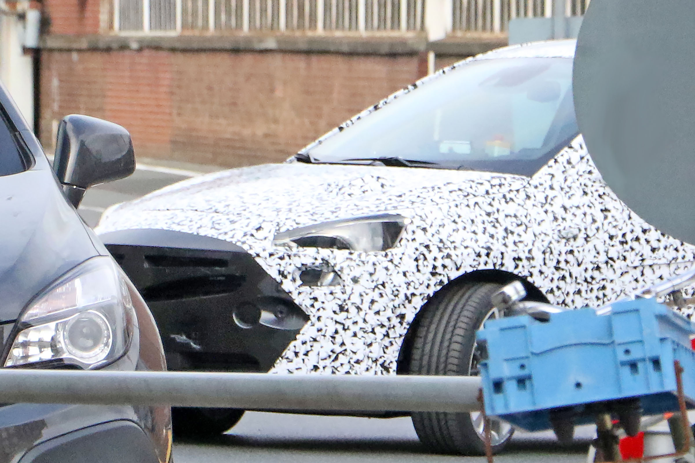 2018 Vauxhall Corsa spy shots nose