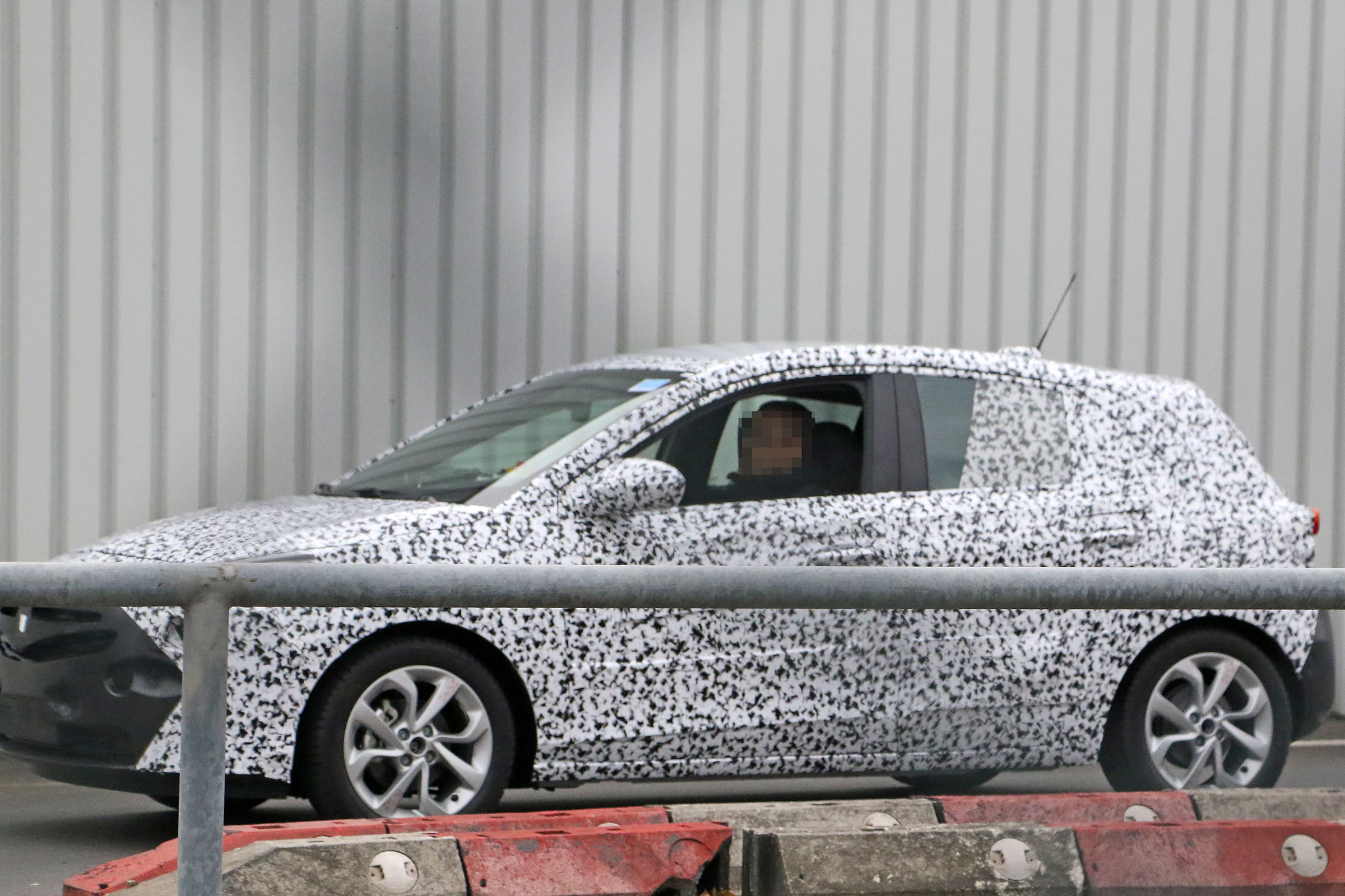 2018 Vauxhall Corsa spy shots side