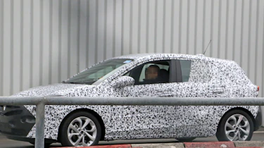 2018 Vauxhall Corsa spy shots side