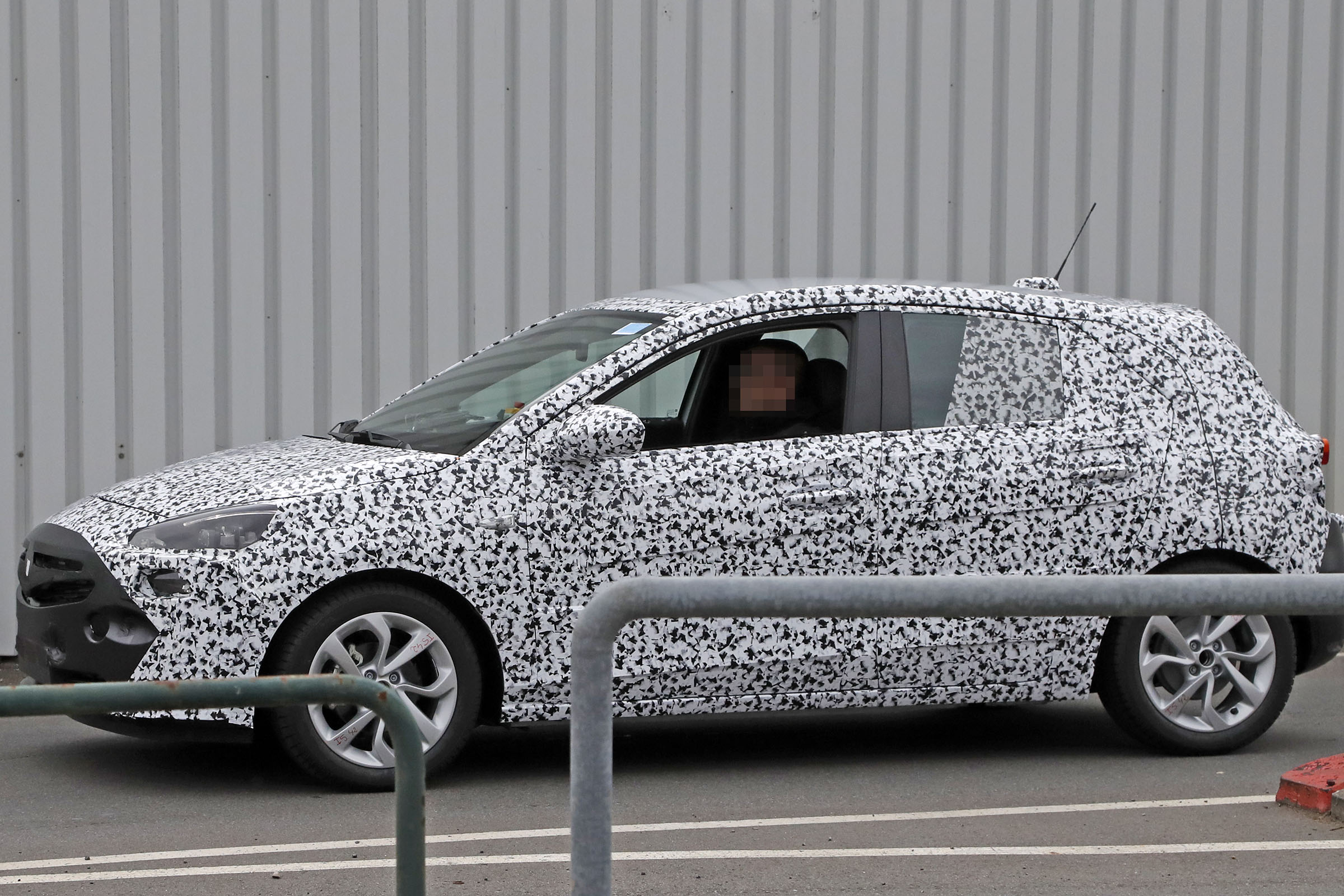 2018 Vauxhall Corsa spy shots side 2