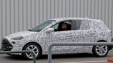 2018 Vauxhall Corsa spy shots side 2