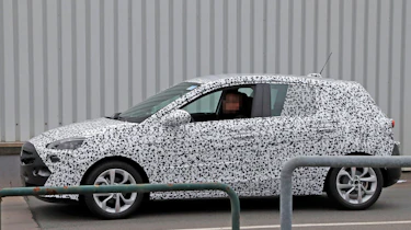 2018 Vauxhall Corsa spy shots profile