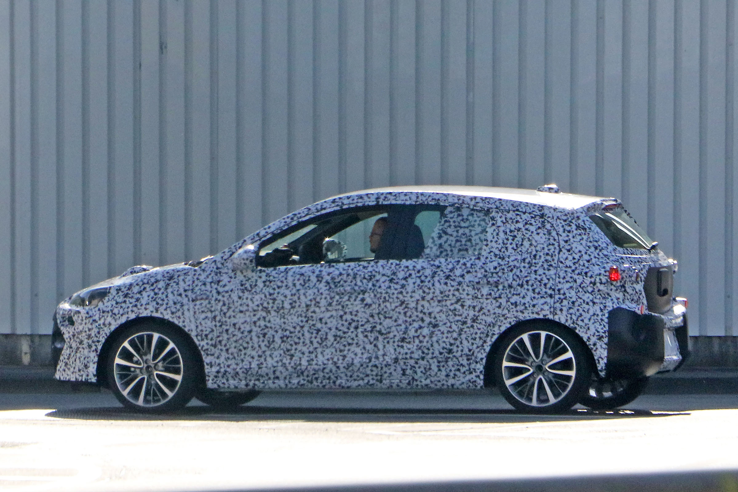 2018 Vauxhall Corsa spy shots rear