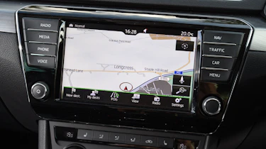 Skoda Superb Estate - sat-nav