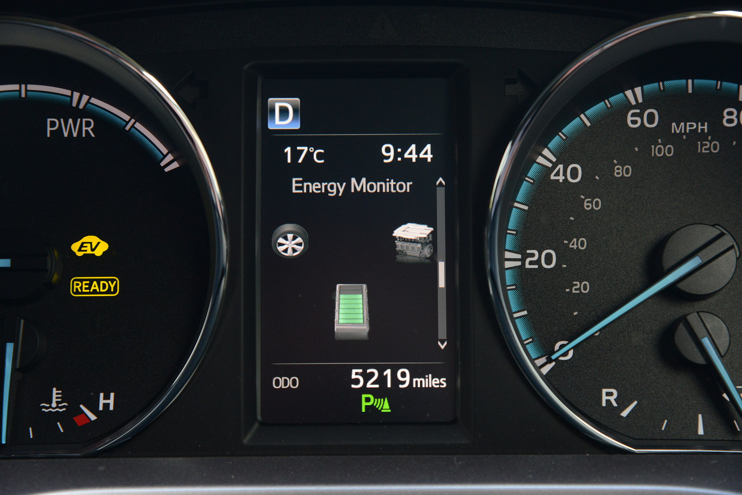 Toyota RAV4 Hybrid - dials