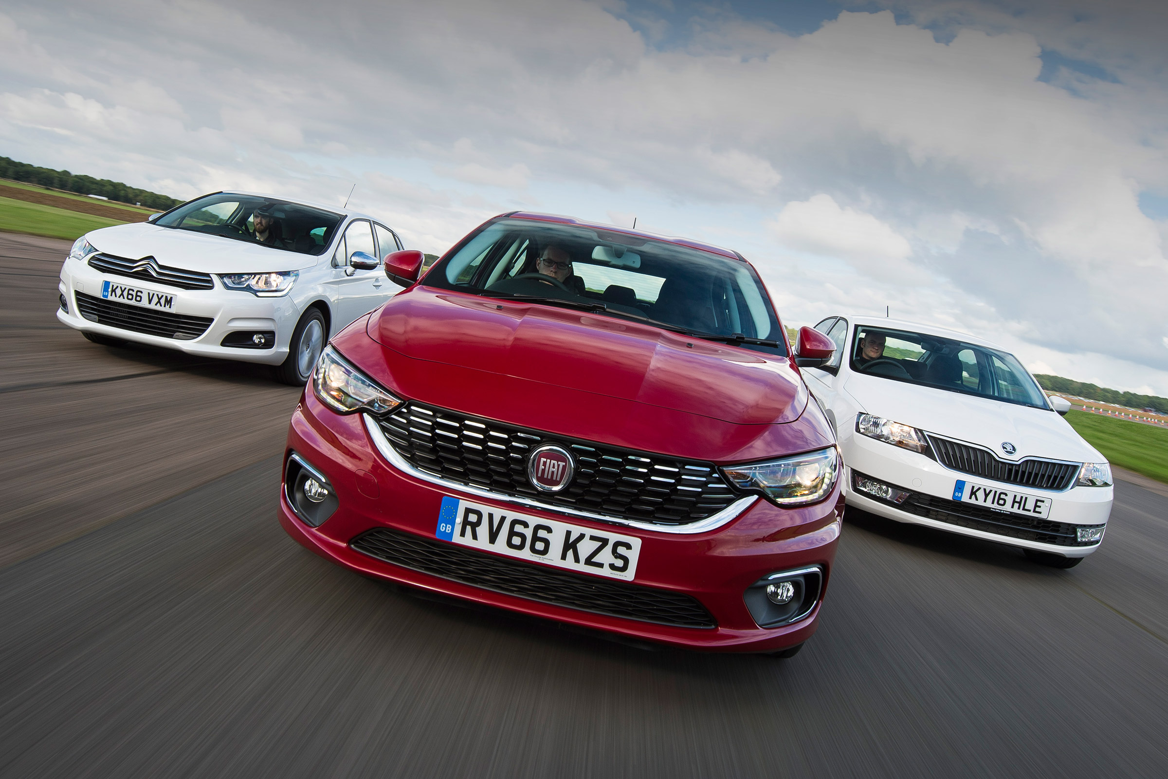 Fiat Tipo vs Skoda Rapid vs Citroen C4 - header