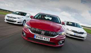 Fiat Tipo vs Skoda Rapid vs Citroen C4 - header