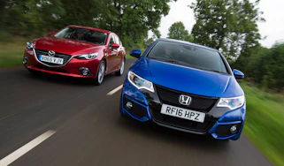 Honda Civic Sport vs Mazda 3 - header