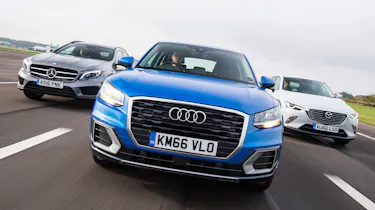 Audi Q2 vs Mazda CX-3 vs Mercedes GLA - header