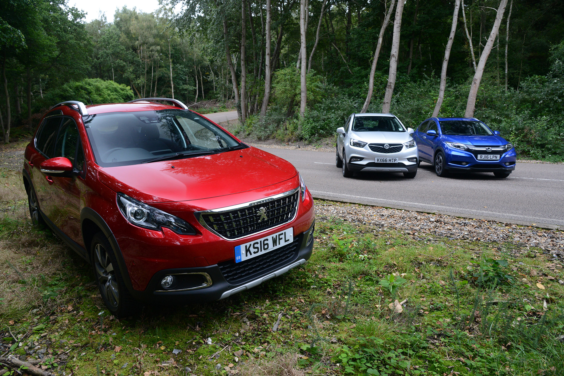 Vauxhall Mokka X vs Peugeot 2008 vs Honda HR-V - head-to-head
