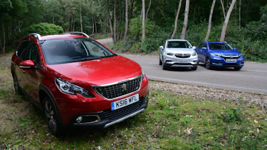 Vauxhall Mokka X vs Peugeot 2008 vs Honda HR-V - head-to-head