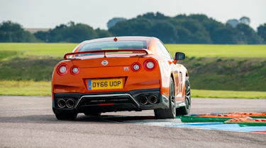 Nissan GT-R 2017 cornering rear