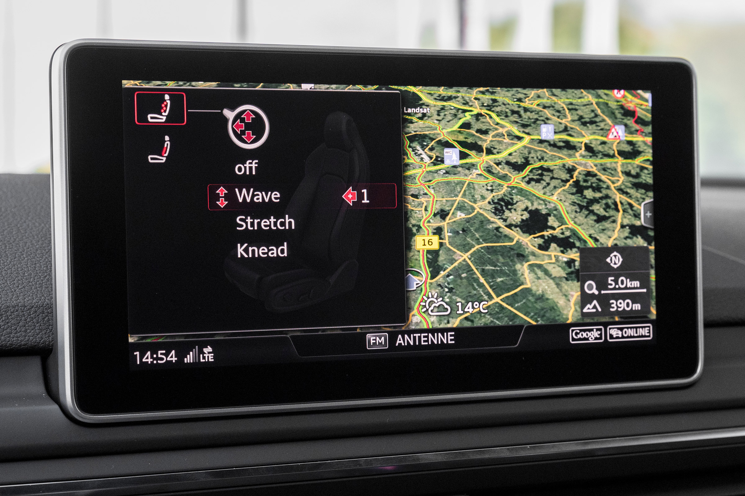 Audi A5 Sportback - infotainment screen
