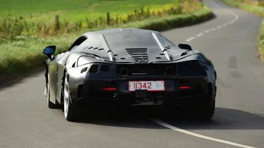 McLaren 650S replacement - spyshot rear action
