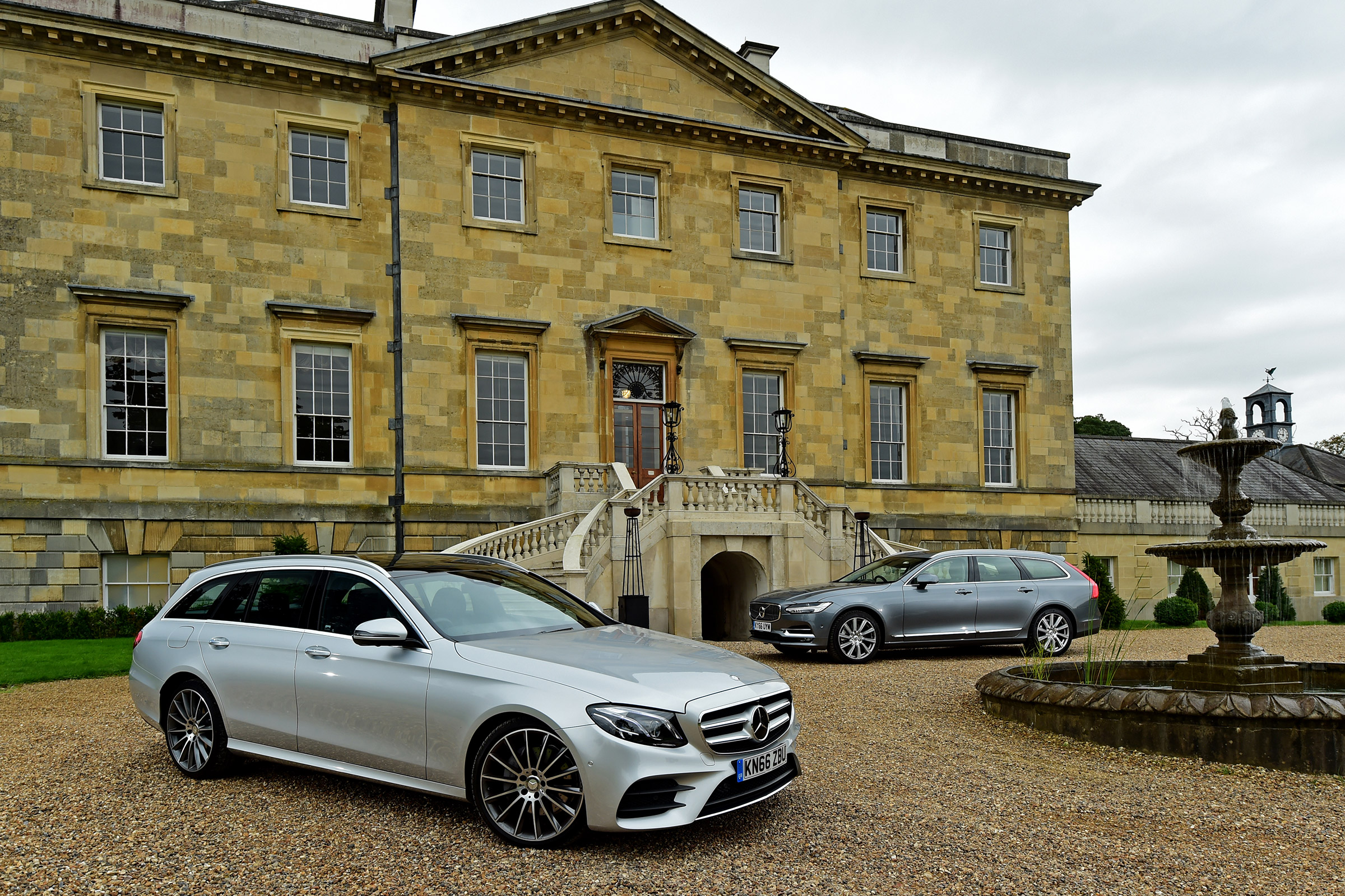 Mercedes E-Class Estate vs Volvo V90 - head-to-head