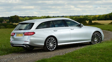 Mercedes E-Class Estate E220d UK - rear quarter