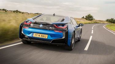 BMW i8 rear - Footballers' cars