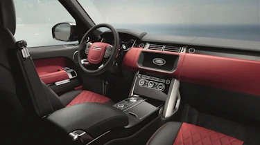 Range Rover interior - Footballers' cars