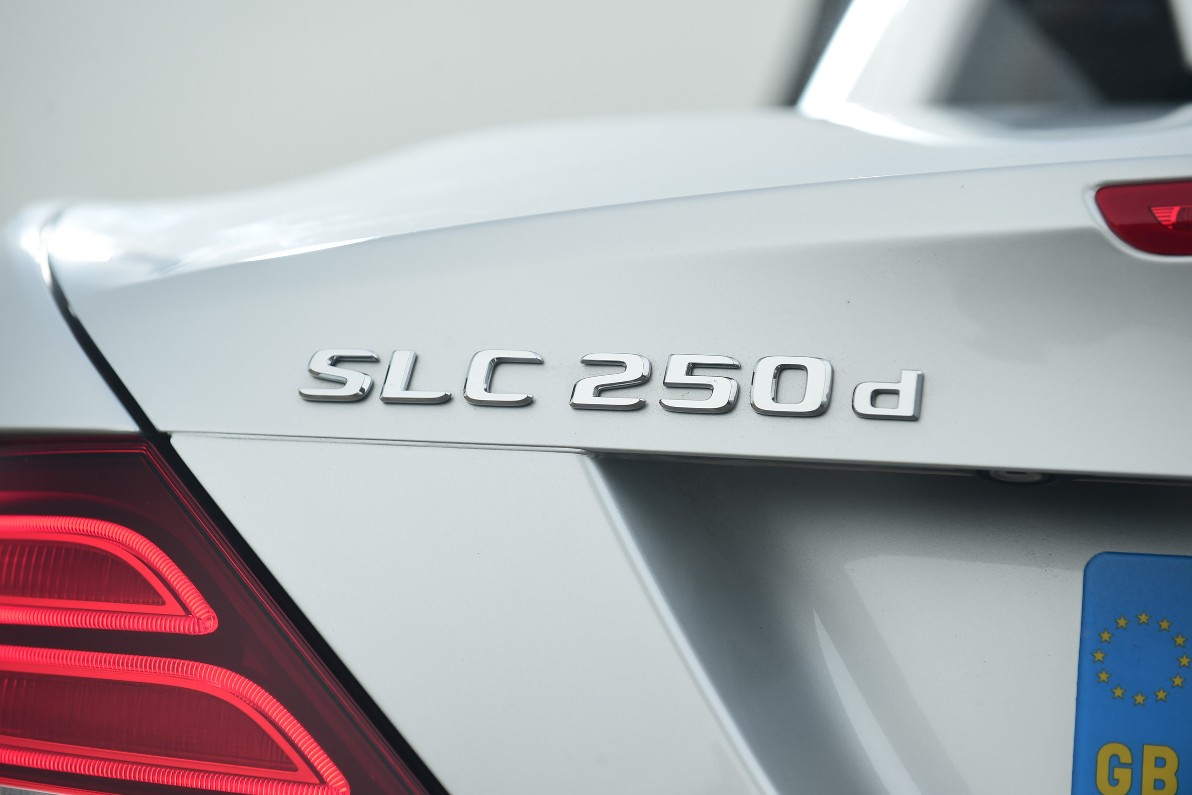 Mercedes SLC 250d - badge
