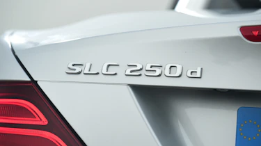 Mercedes SLC 250d - badge