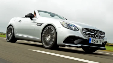 Mercedes SLC 250d - front tracking