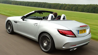 Mercedes SLC 250d - rear tracking