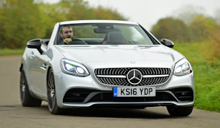 Mercedes SLC 250d - front cornering