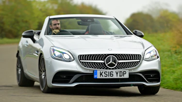 Mercedes SLC 250d - front cornering
